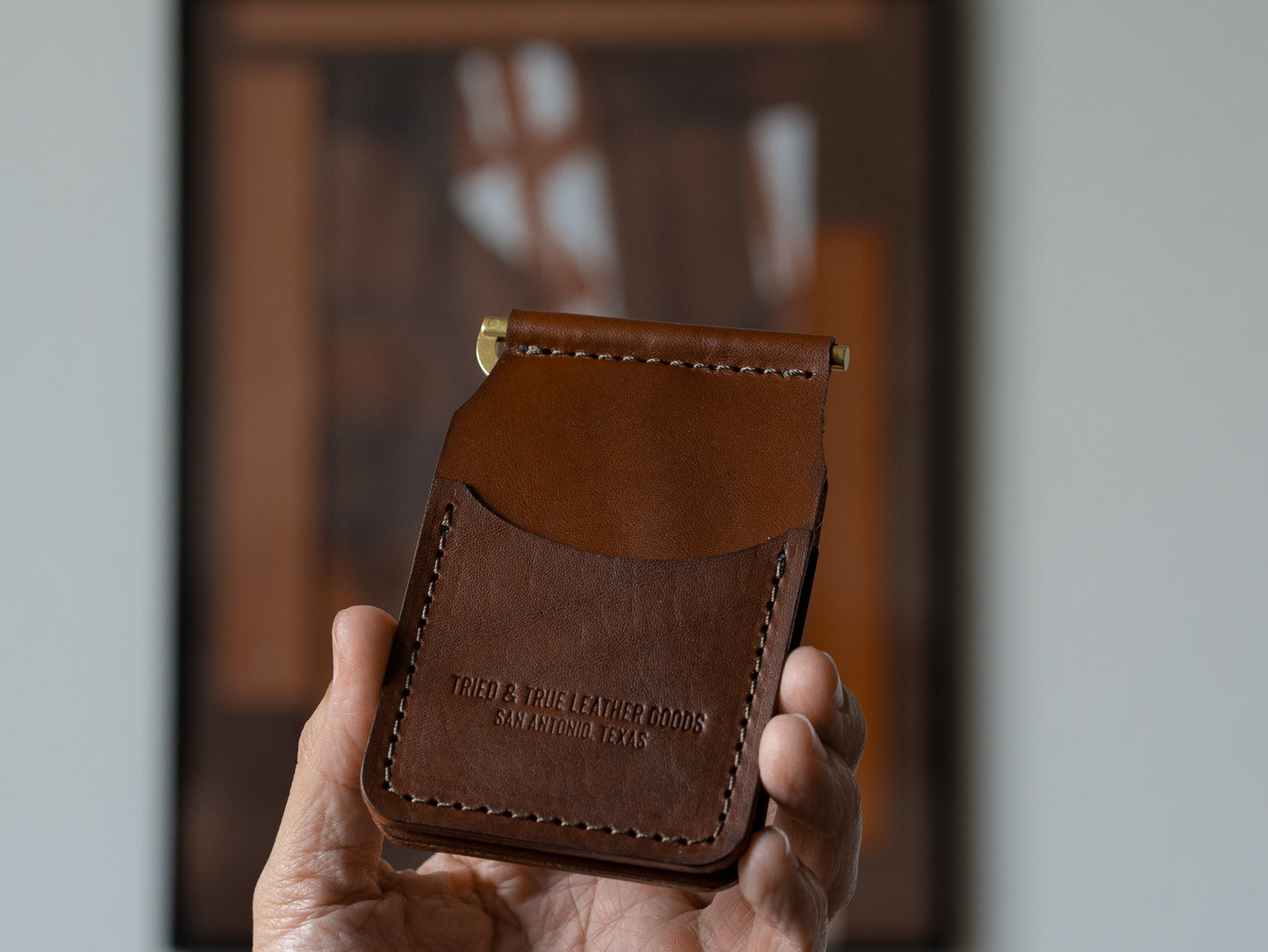 Wingman Leather & Brass Wallet