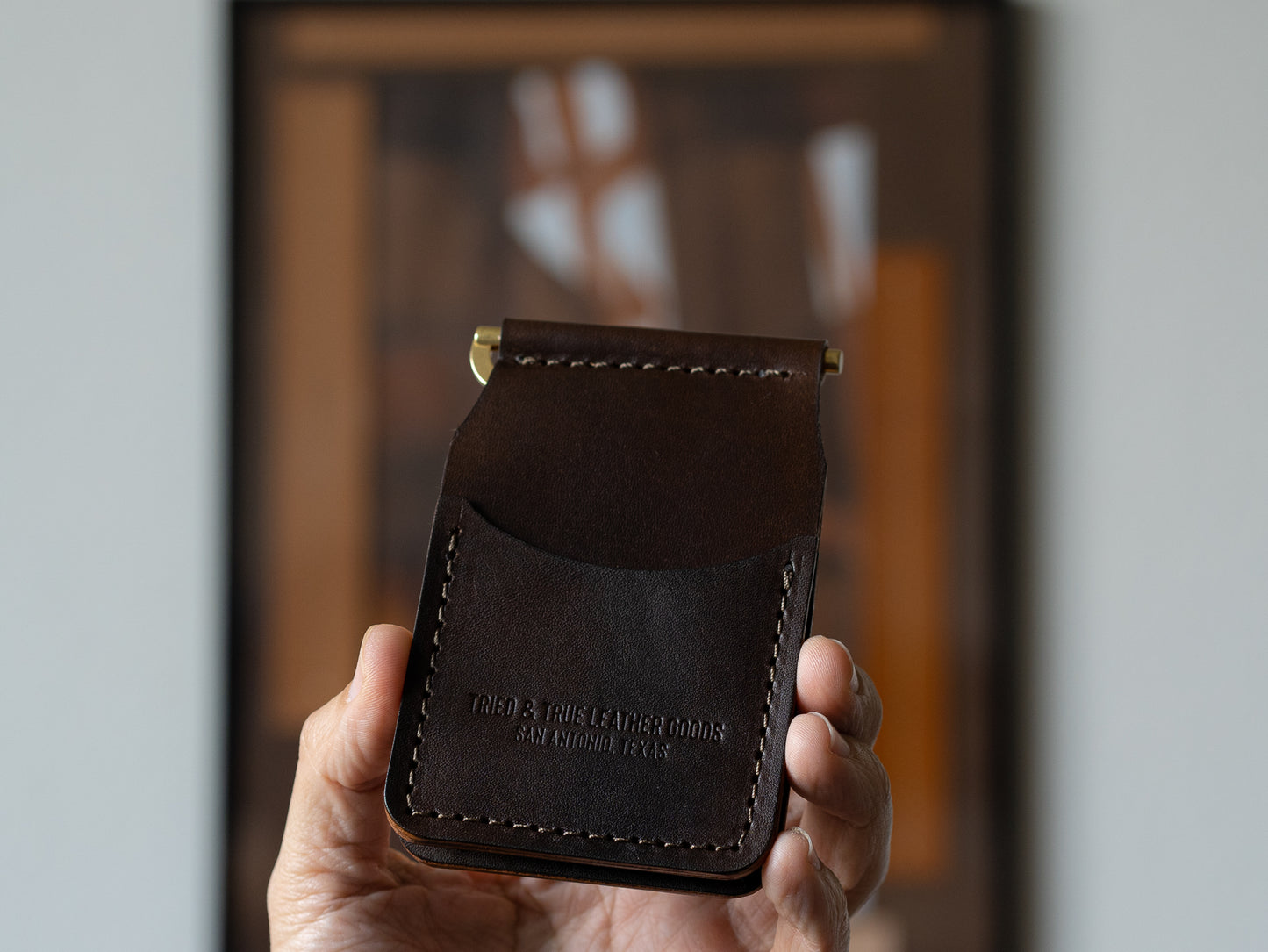 Wingman Leather & Brass Wallet