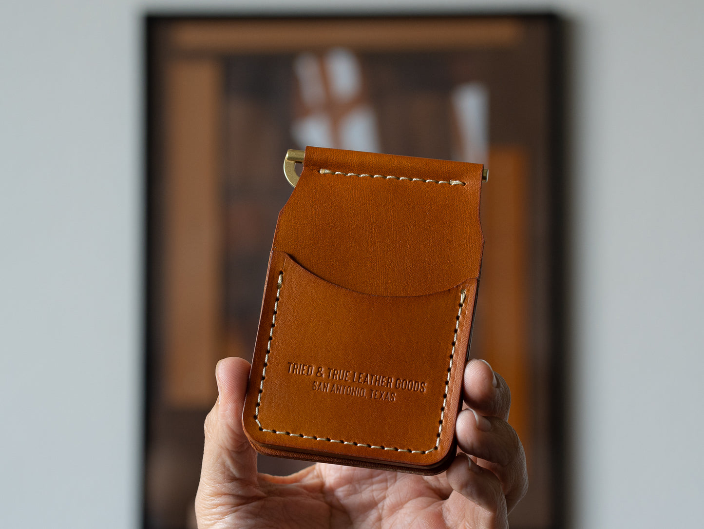 Wingman Leather & Brass Wallet